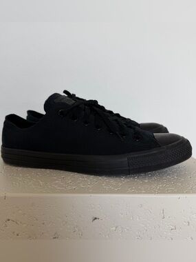 Converse Men's All-Black Low-Top Canvas Sneakers